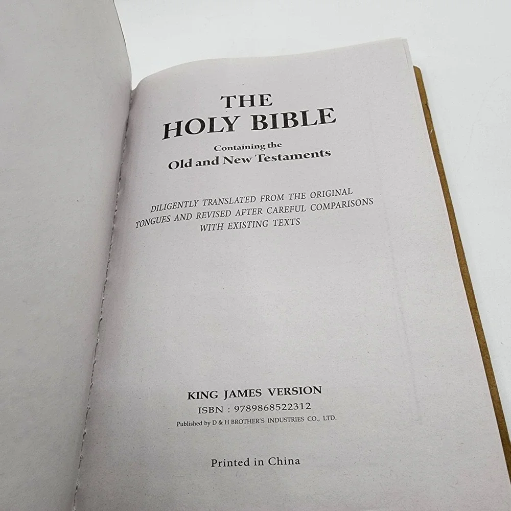 Holy Bible KJV King James Version Book Old and New Testaments